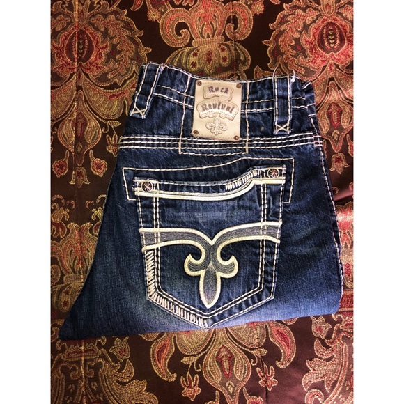 rock revival relaxed straight jean